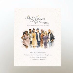 DDS Art Print, 8x10, Bible Verse, Paper Print, Unframed, Posher Series